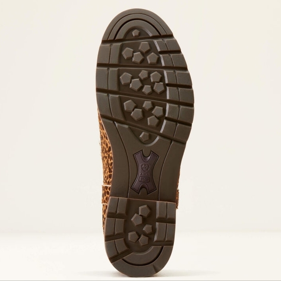 ARIAT Cheetah Print Ankle Booties Wexford Chelsea Size 8.5 NEW in Box - Picture 9 of 12